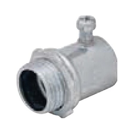 Madison Mill Topaz 632 Conduit Connector, 3/4 in Screw, 1.3 in OD, Zinc MES-751